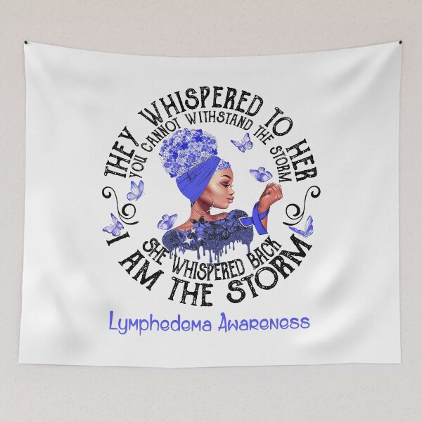 Item preview, Black Girl I Am The Storm Lymphedema Awareness designed and sold by Mnrshirley.
