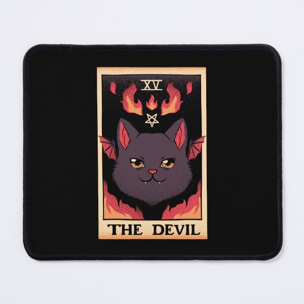 Item preview, The Devil Cat Tarot Card by Tobe Fonseca designed and sold by Tobe Fonseca®.