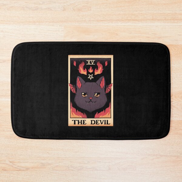Item preview, The Devil Cat Tarot Card by Tobe Fonseca designed and sold by Tobe Fonseca®.
