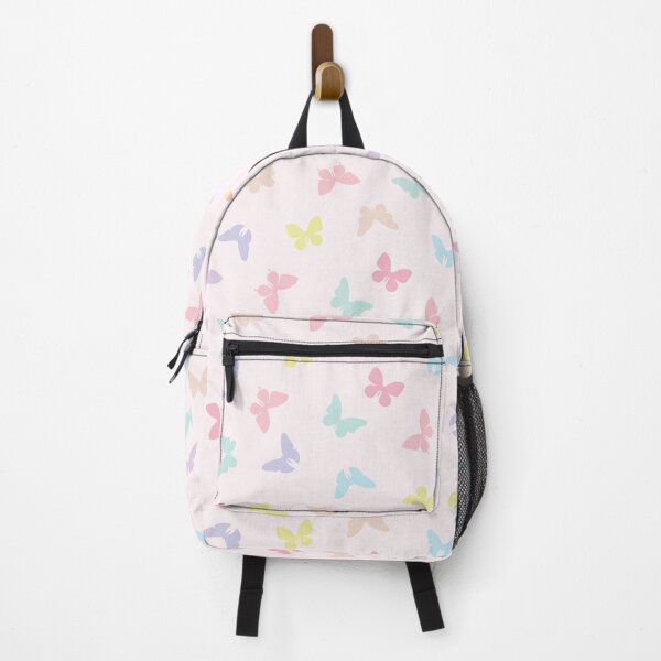Item preview, Pastel Pink & Rainbow Butterflies designed and sold by newburyboutique.