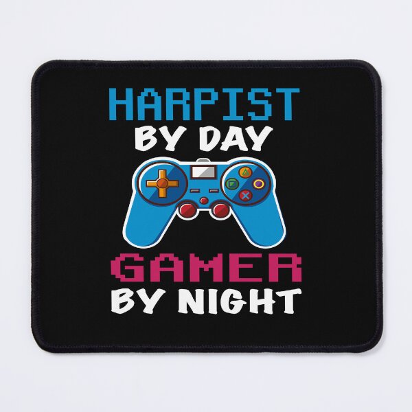 Item preview, harpist By Day Gamer By Night shirt, Funny harpist Gamer Birthday Gift, harpist Dad Husband Boyfriend Video games Lovers Christmas Gift designed and sold by xlnv.