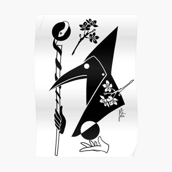 "Cerisier" Plague Doctor Poster