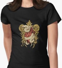 Gilded Snake Women's Fitted T-Shirt