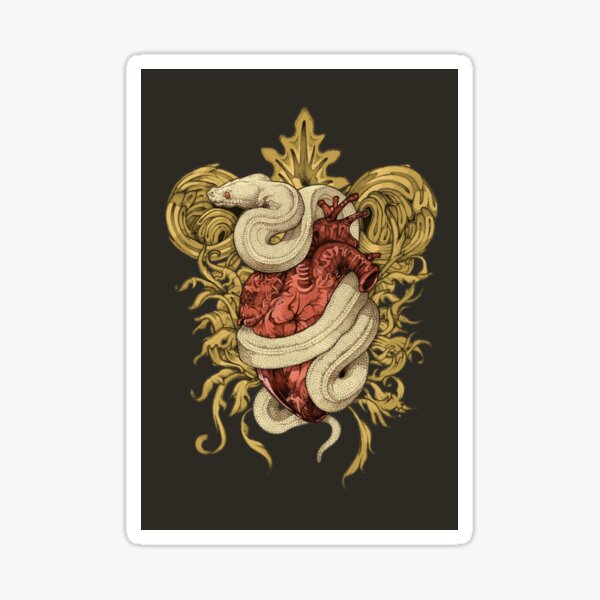 Gilded Snake Sticker