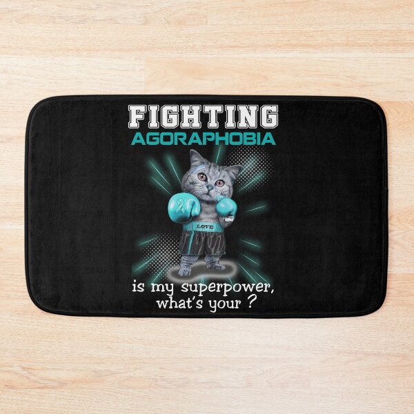 Item preview, Funny Cat Fighting Agoraphobia Is My Superpower What's Your designed and sold by Kohend.