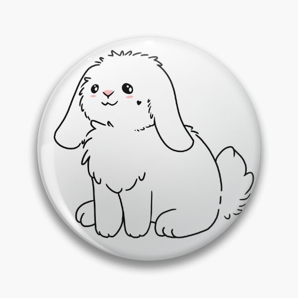Item preview, Cute white Bunny designed and sold by PinkBunnyFluff.