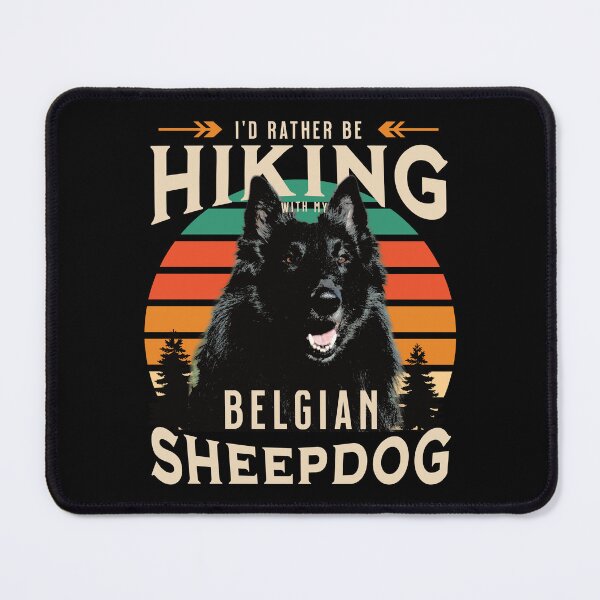 Item preview, Rather Be Hiking with My Belgian Sheepdog | Vintage Sunset designed and sold by arlutai.