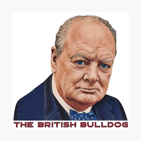 Artikel-Vorschau von Die britische Bulldogge • Winston Churchill, designt und verkauft von ToyoYukimura.