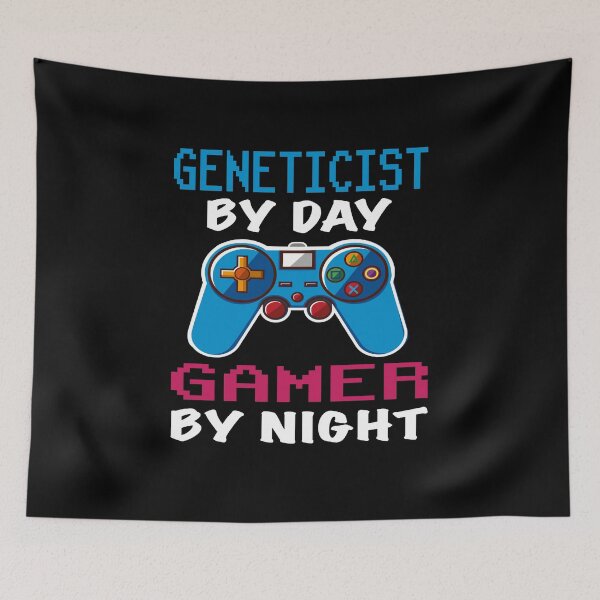 Item preview, geneticist By Day Gamer By Night shirt, Funny geneticist Gamer Birthday Gift, geneticist Dad Husband Boyfriend Video games Lovers Christmas Gift designed and sold by xlnv.