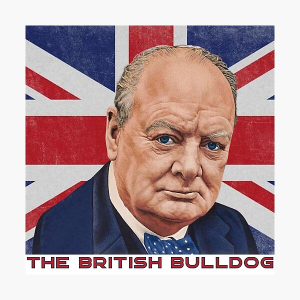 Artikel-Vorschau von Die britische Bulldogge • Winston Churchill • Union Jack, designt und verkauft von ToyoYukimura.