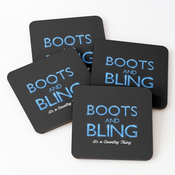 Item preview, Boots and Bling it's a Country Thing Blue Diamonds designed and sold by KemeDesign.