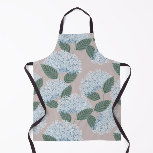 Item preview, hydrangea pattern (light sand) | spring inspired. botanical illustration designed and sold by MissPuduArt.