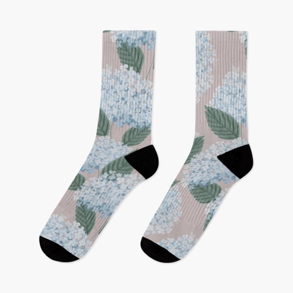 Item preview, hydrangea pattern (light sand) | spring inspired. botanical illustration designed and sold by MissPuduArt.