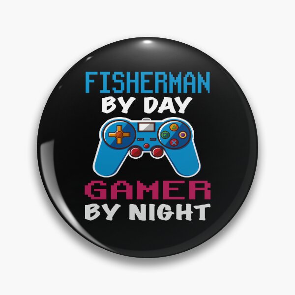 Item preview, fisherman By Day Gamer By Night shirt, Funny fisherman Gamer Birthday Gift, fisherman Dad Husband Boyfriend Video games Lovers Christmas Gift designed and sold by xlnv.