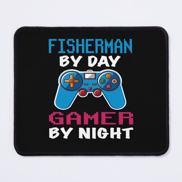 Item preview, fisherman By Day Gamer By Night shirt, Funny fisherman Gamer Birthday Gift, fisherman Dad Husband Boyfriend Video games Lovers Christmas Gift designed and sold by xlnv.