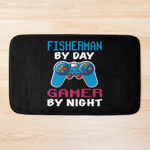 Item preview, fisherman By Day Gamer By Night shirt, Funny fisherman Gamer Birthday Gift, fisherman Dad Husband Boyfriend Video games Lovers Christmas Gift designed and sold by xlnv.
