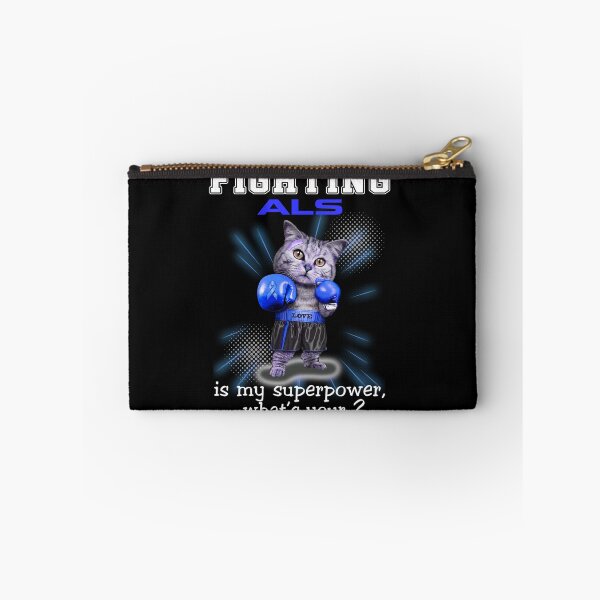 Item preview, Funny Cat Fighting ALS Is My Superpower What's Your designed and sold by Kohend.