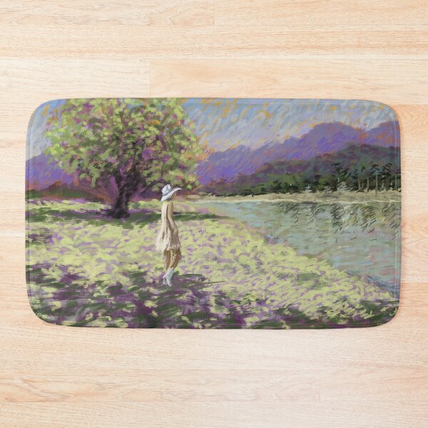 Item preview, The Girl At The Lakeshore designed and sold by TheArtCave.