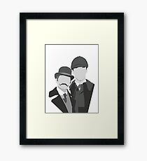 Watson & Holmes Framed Print