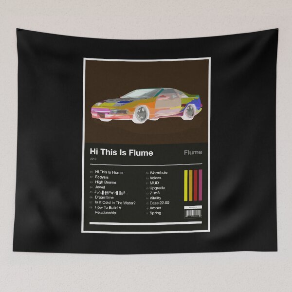 Item preview, Hi This Is Flume Tracklist (Inverted) designed and sold by TOURETTESBOYLOL.