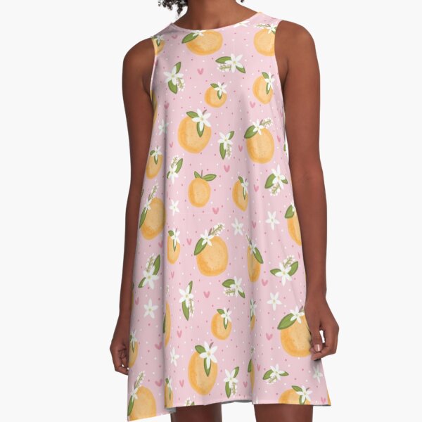 Orange Blossom Special A-Line Dress
