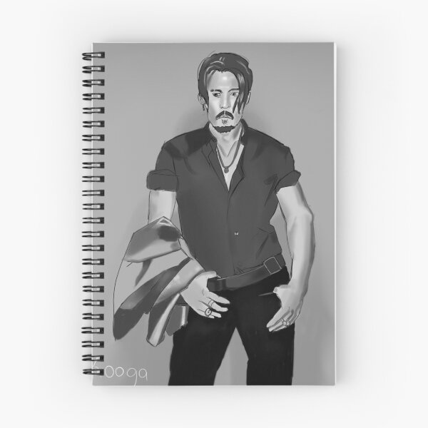 Item preview, Johnny Depp Modeling in Black and White designed and sold by sakooga.