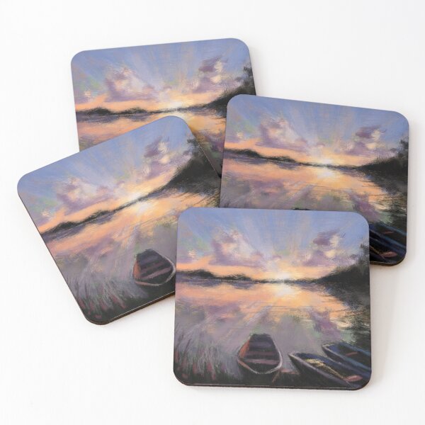 Item preview, Rowboat Sunset designed and sold by TheArtCave.