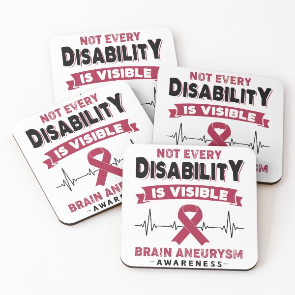 Item preview, Brain Aneurysm Awareness - Not Every Disability Is Visible designed and sold by RidnerStore.