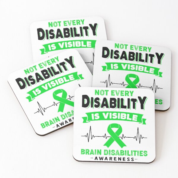 Item preview, Brain Disabilities Awareness - Not Every Disability Is Visible designed and sold by RidnerStore.