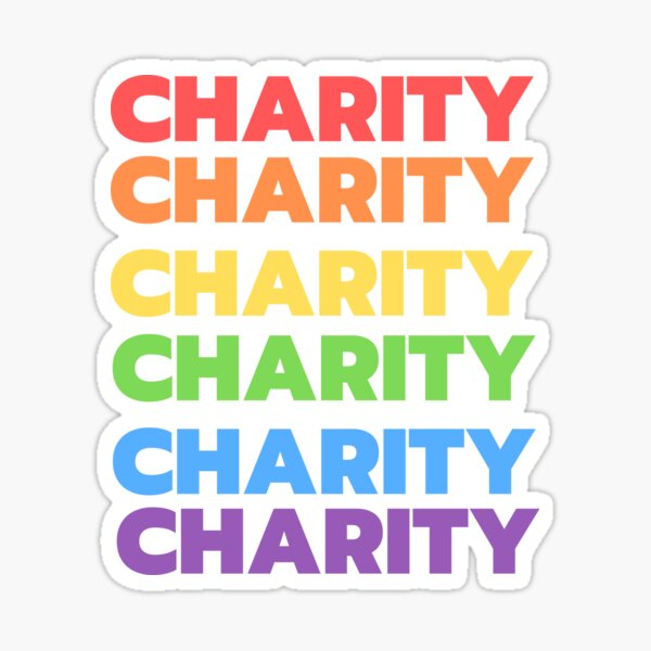 Item preview, Charity Typo Design, Repeat Typo Design designed and sold by TheCatmeow2000.