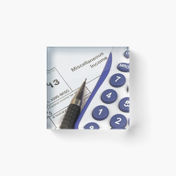 Item preview, A close up image of a tax preparation scene designed and sold by tethysimaging.