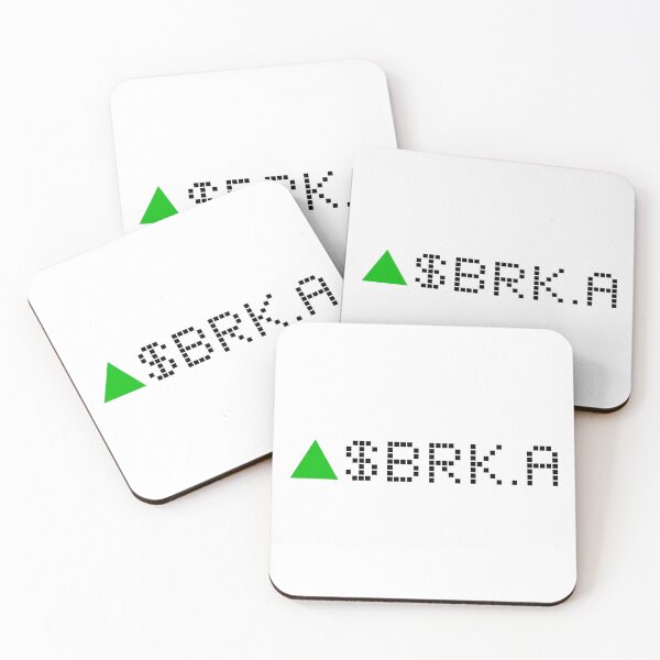 Item preview, Berkshire Hathaway Inc. Class A Stock Ticker Green designed and sold by frankyou.
