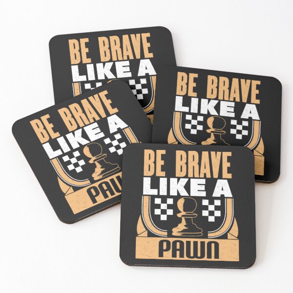 Item preview, Be Brave Chess board game Pawn Gift designed and sold by ClamenTaon.