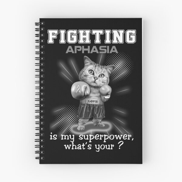 Item preview, Funny Cat Fighting Afasia es mi superpoder ¿Cuál es tu designed and sold by Kohend.