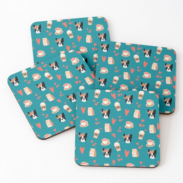 Item preview, Boston Terrier Coffee Co. designed and sold by SarahStrickArt.