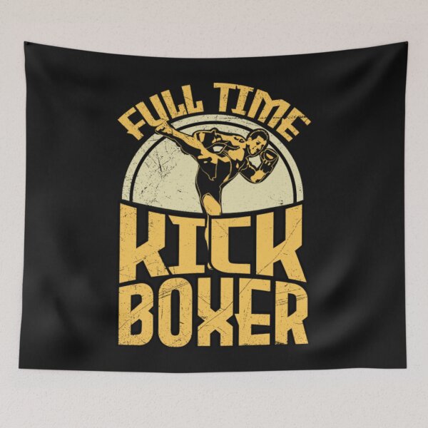 Item preview, Full Time Kickboxing Martial arts designed and sold by ClamenTaon.
