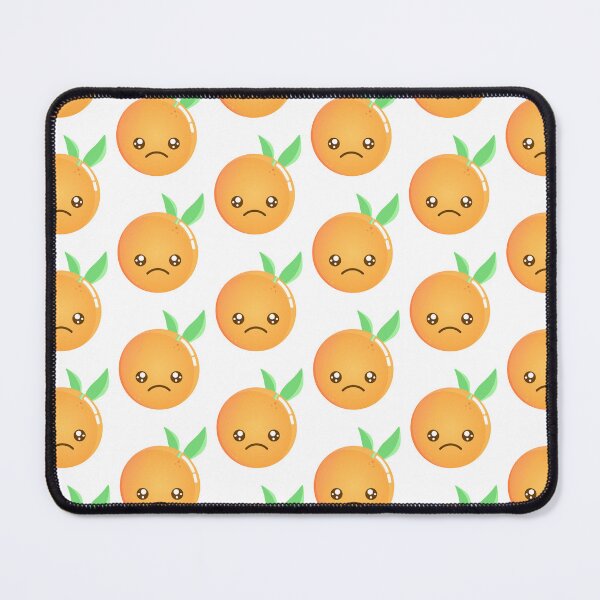 Item preview, Sad Orange , Cute Fruit designed and sold by KawaiSticker.