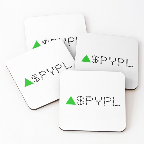 Item preview, Paypal Stock Ticker Green designed and sold by frankyou.