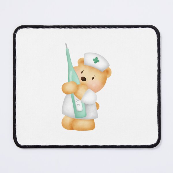 Item preview, Cute Cartoon Bear Nurse designed and sold by silviaol.