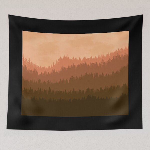 Item preview, Sunset Silhouette - Orange -  designed and sold by Xernition.