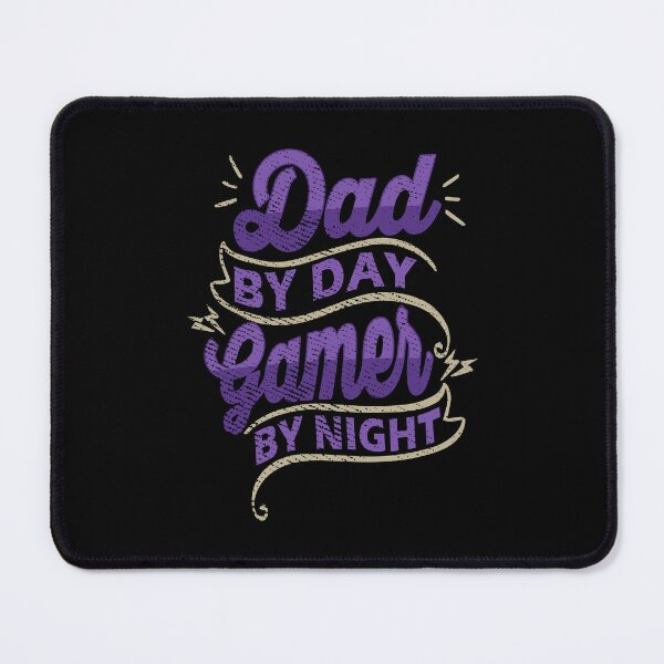 Item preview, Dad By Day, Gamer By Night - Funny Gaming Fathers Day designed and sold by Optix.