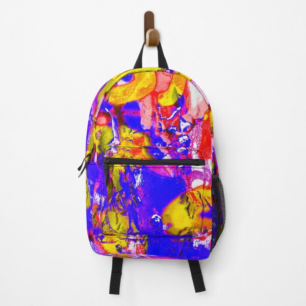 Item preview, Bright colorful modern blue yellow red pattern - abstract art designed and sold by fowons.