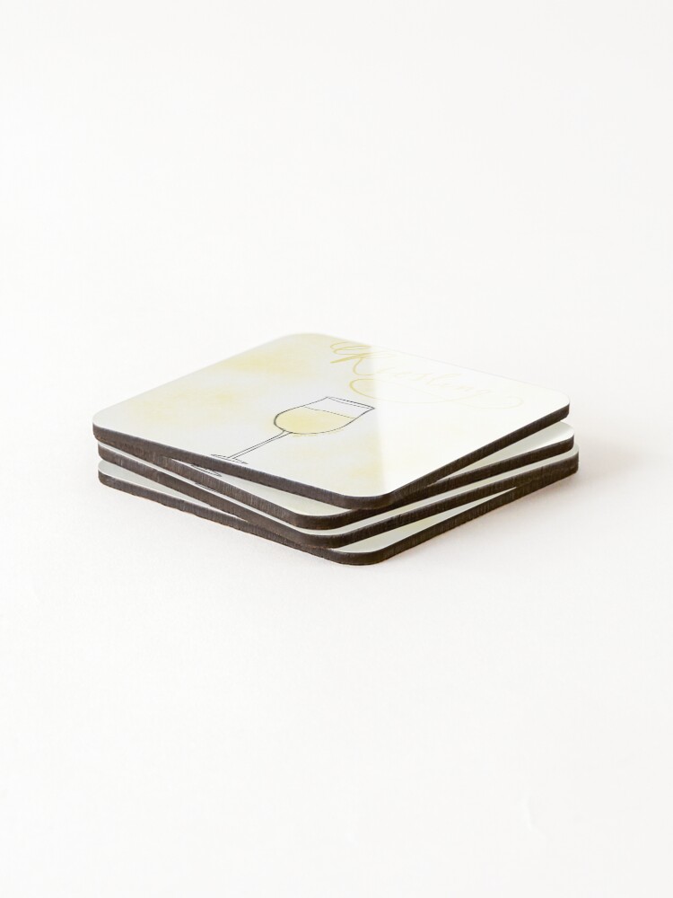 Thumbnail 4 of 5, Coasters (Set of 4), Riesling designed and sold by Rae-Rabbs.