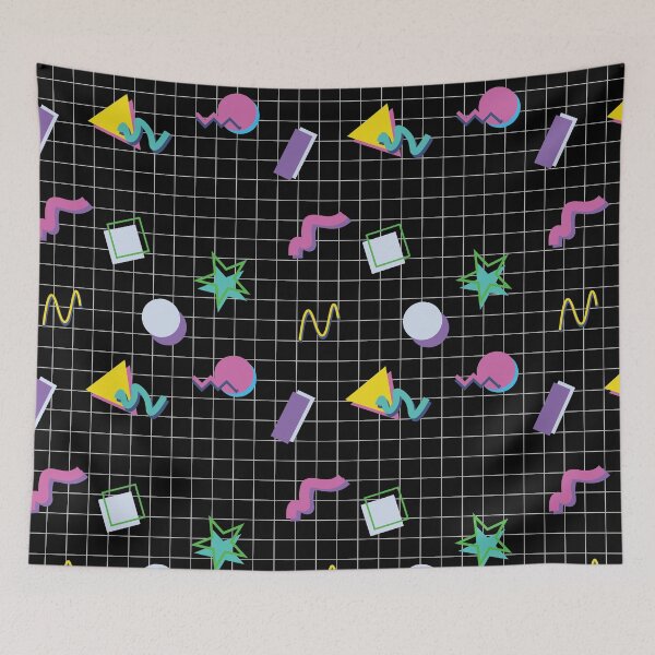 Item preview, 80s Vintage Retro Pattern designed and sold by VintageRetroDep.