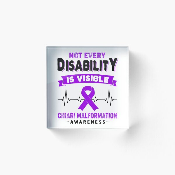 Item preview, Chiari Malformation Awareness - Not Every Disability Is Visible designed and sold by RidnerStore.