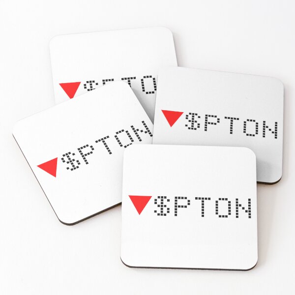 Item preview, Peloton Stock Ticker Red - Black Font designed and sold by frankyou.