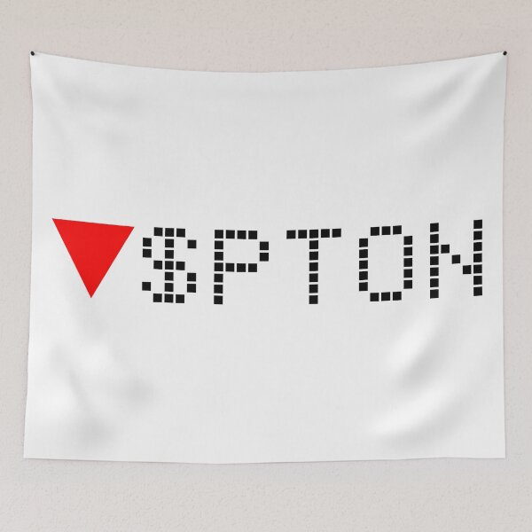 Item preview, Peloton Stock Ticker Red - Black Font designed and sold by frankyou.