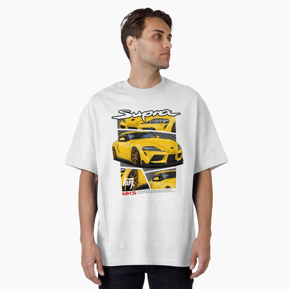 Tシャツ SPHERE ☆ SUPRA Toyota Supra MK5 (Yellow)