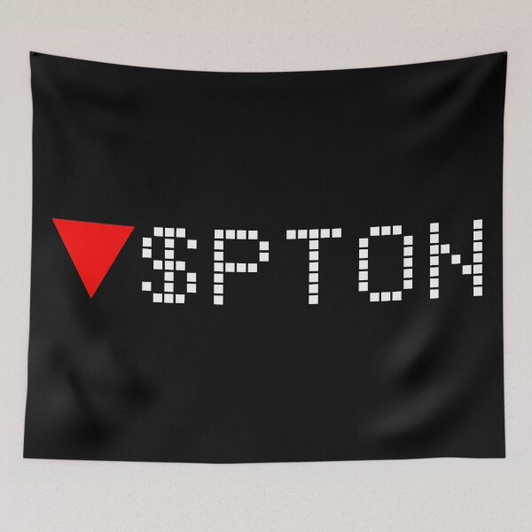 Item preview, Peloton Stock Ticker Red - White Font designed and sold by frankyou.