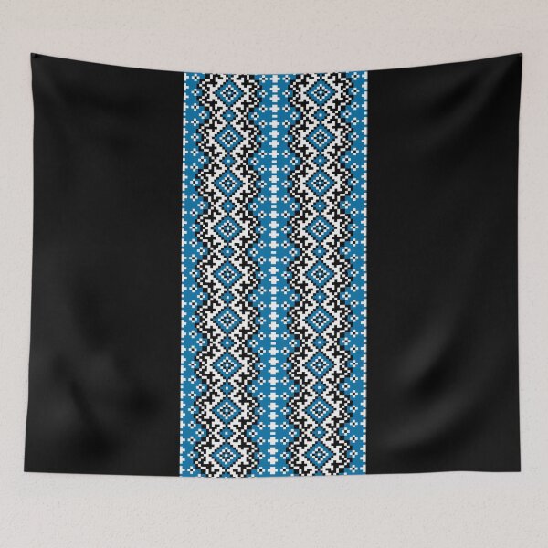 Item preview, Blue Vyshyvanka. Ukrainian Cross-Stitched/Embroidered Pattern designed and sold by Image NDesign.
